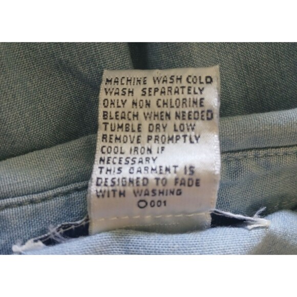 Classic Blues by Wrangler 100% Cotton Top Women's Large Blue Denim Zip Up - Picture 12 of 14